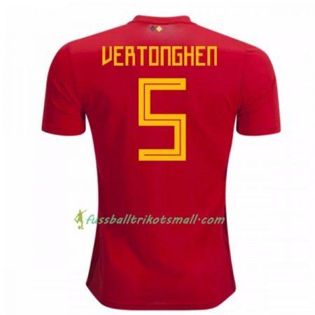 Fußballtrikots Belgien Vertonghen 5 WM 2018 Heimtrikotsatz kaufen